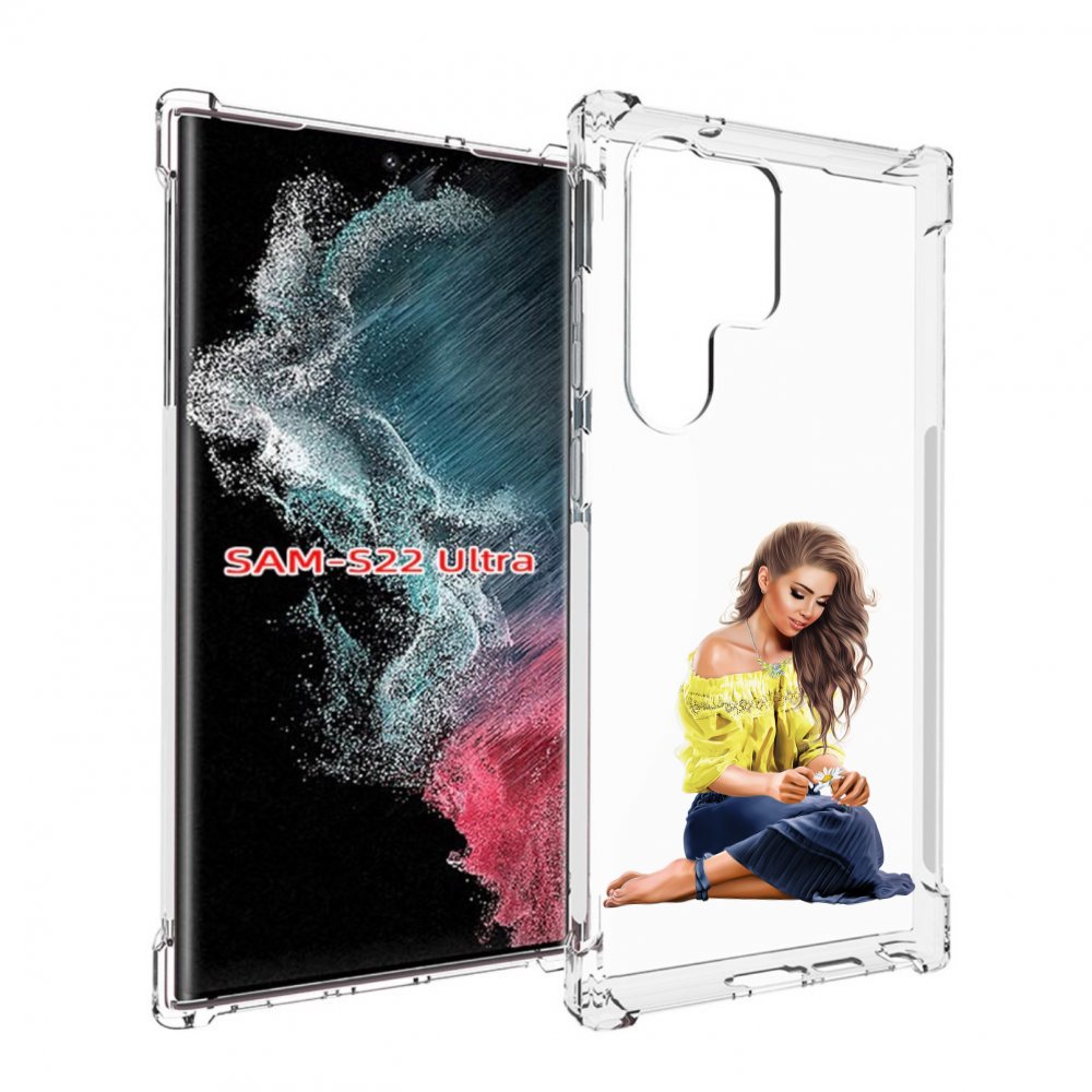 

Чехол MyPads миленькая-девочка женский для Samsung Galaxy S23 Ultra, Прозрачный, Tocco