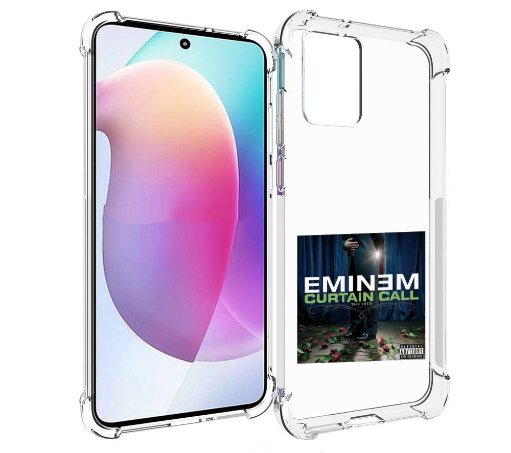 

Чехол MyPads Eminem CURTAIN CALL, THE HITS для Motorola Edge 30 Neo, Прозрачный, Tocco