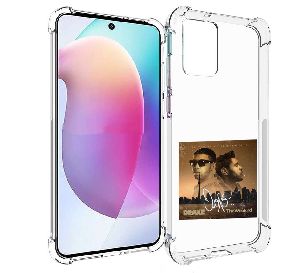 

Чехол MyPads Drake & The Weeknd - OVOXO для Motorola Edge 30 Neo, Прозрачный, Tocco