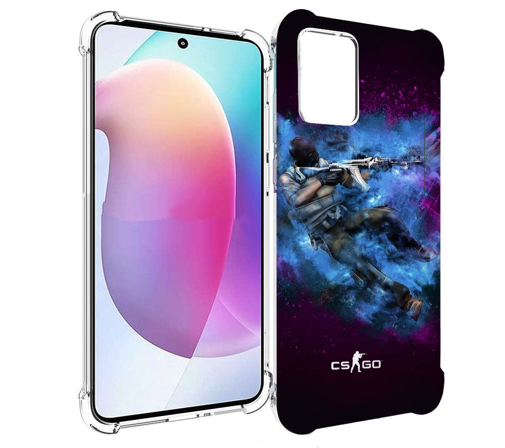 

Чехол MyPads CS-go-террорист для Motorola Edge 30 Neo, Прозрачный, Tocco