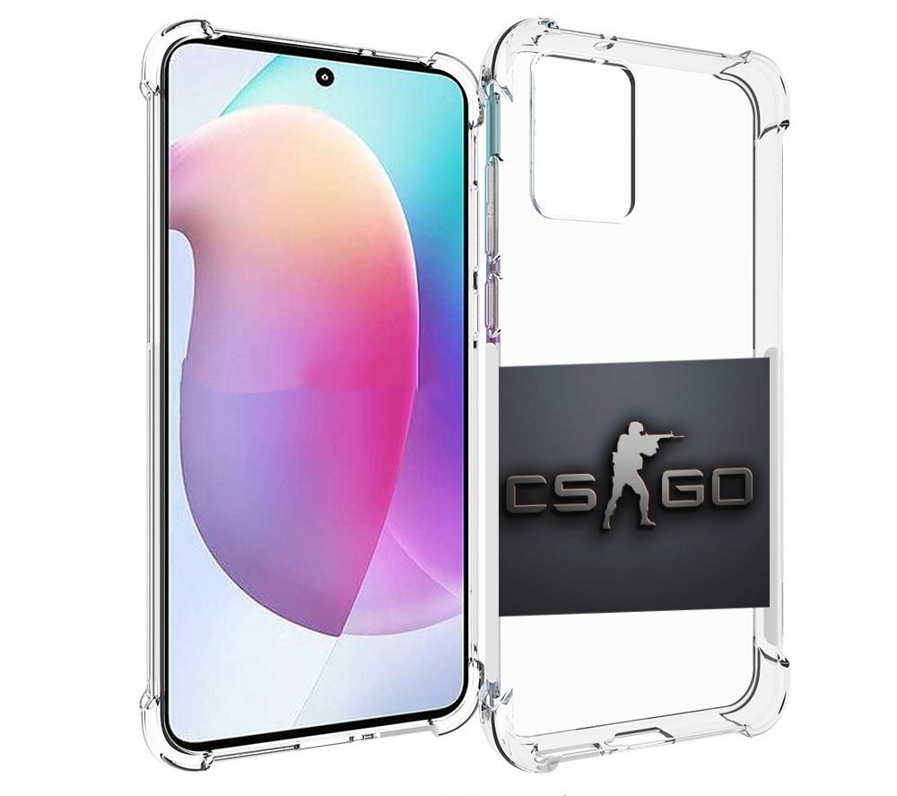 

Чехол MyPads CS go логотип мужской для Motorola Edge 30 Neo, Прозрачный, Tocco