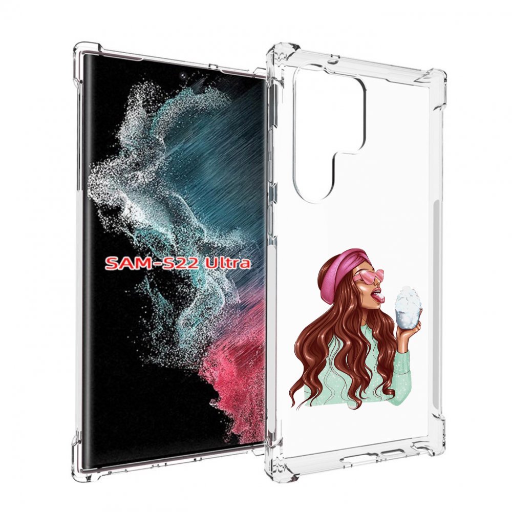 

Чехол MyPads любительница-снега женский для Samsung Galaxy S23 Ultra, Прозрачный, Tocco