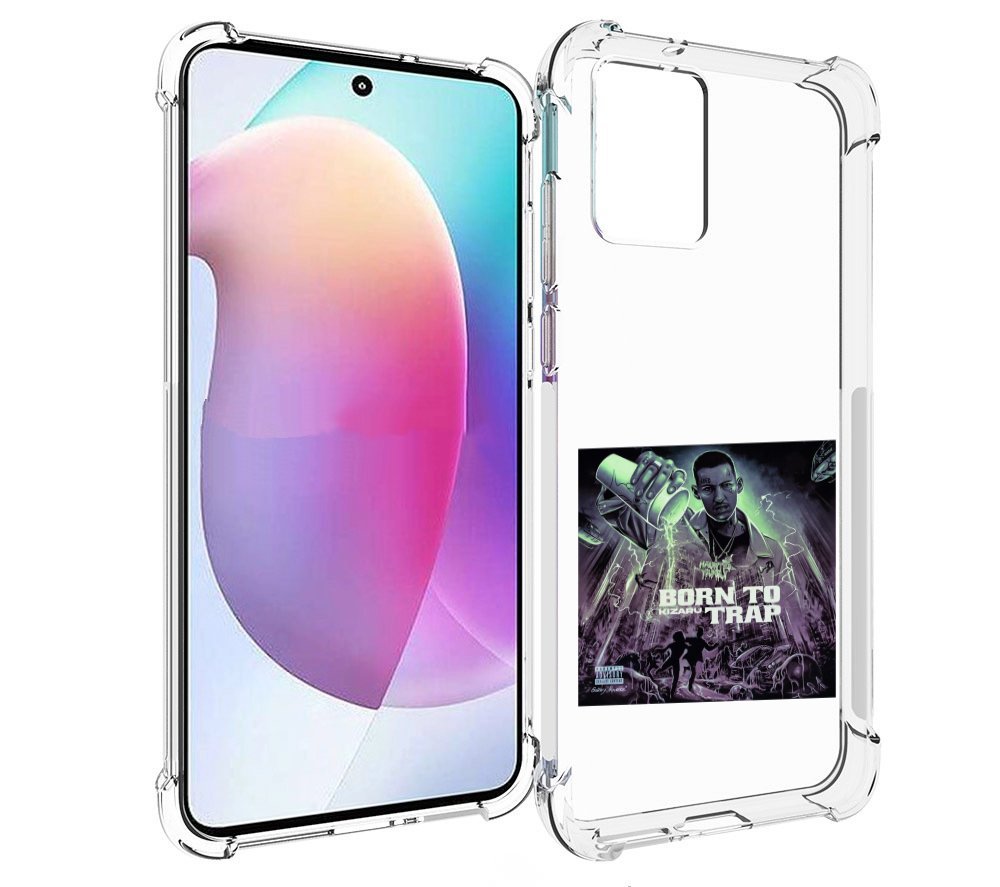 

Чехол MyPads Born to Trap Kizaru для Motorola Edge 30 Neo, Прозрачный, Tocco
