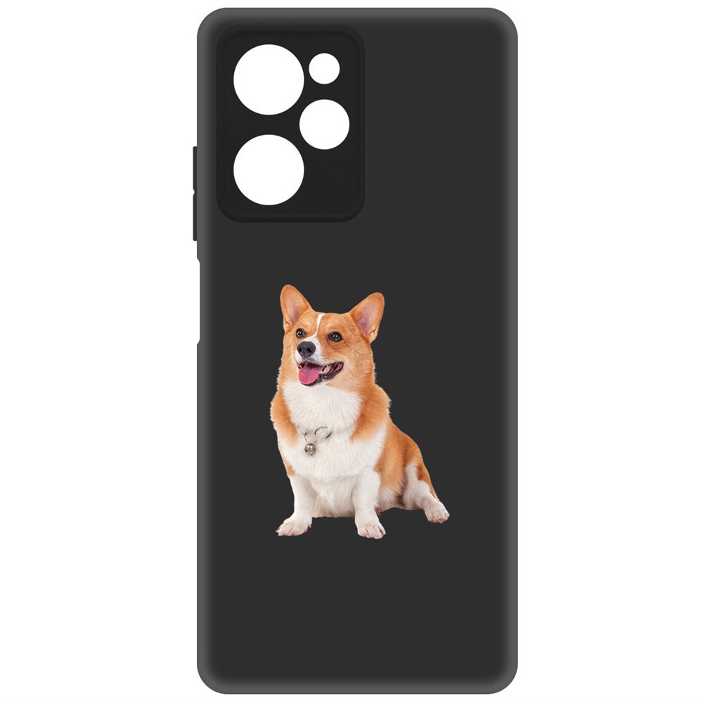 

Чехол-накладка Софт Корги для Poco X5 Pro, Черный