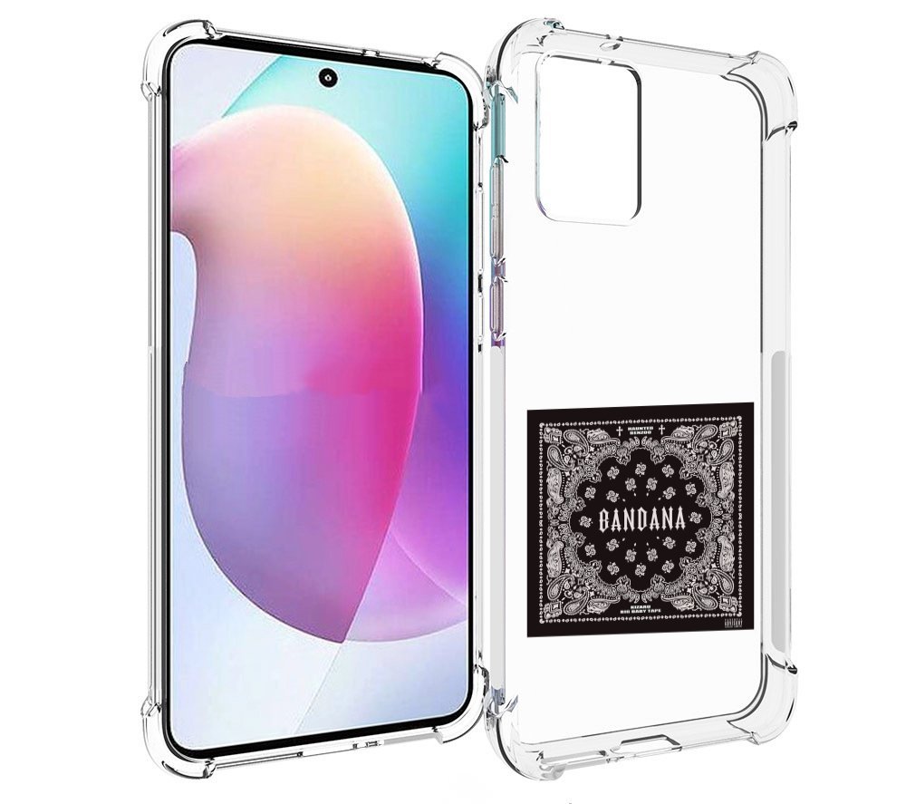 

Чехол MyPads Bandana I Big Baby Tape для Motorola Edge 30 Neo, Прозрачный, Tocco