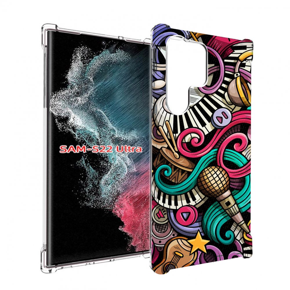

Чехол MyPads любимая-музыка для Samsung Galaxy S23 Ultra, Прозрачный, Tocco