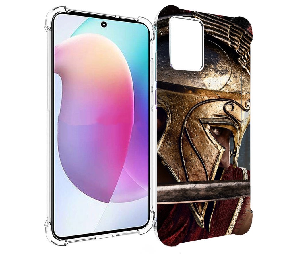 

Чехол MyPads Assassin's Creed Odyssey для Motorola Edge 30 Neo, Прозрачный, Tocco