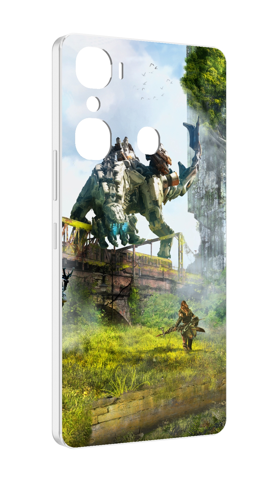 

Чехол MyPads Horizon Zero Dawn для Infinix Hot 12 Pro, Прозрачный, Tocco