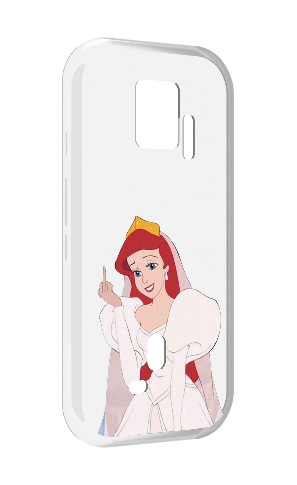 

Чехол MyPads принцесса-Русалочка-Ариель женский для ZTE Nubia Red Magic 7S Pro, Прозрачный, Tocco