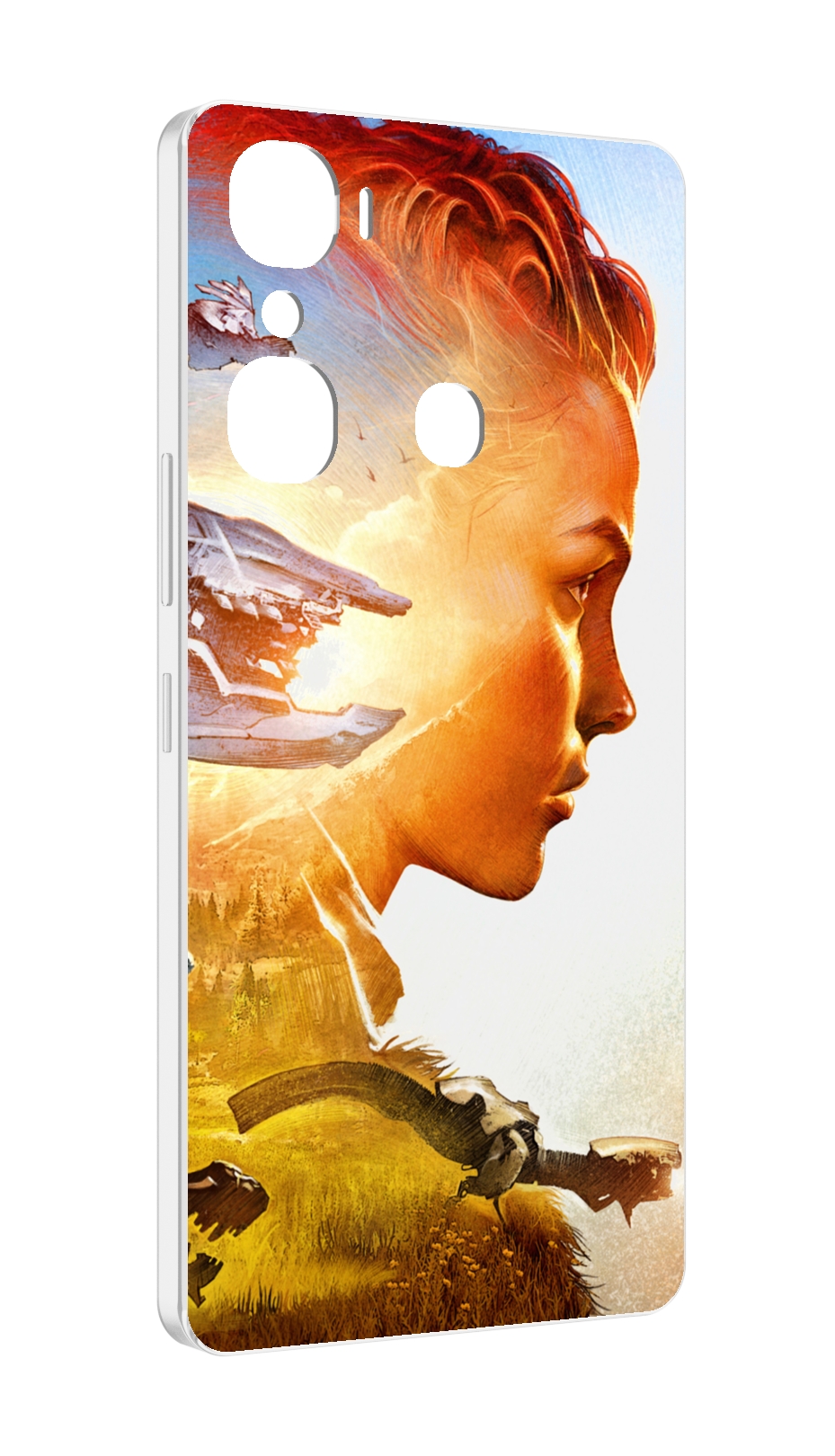

Чехол MyPads Horizon Zero Dawn art для Infinix Hot 12 Pro, Прозрачный, Tocco