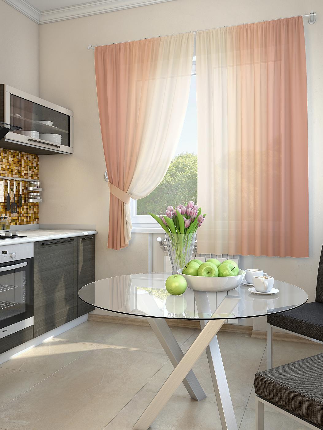 

Комплекты штор AT HOME Хроа (оранж.) высота 180 см, ширина 150 см, Бежевый, 930146