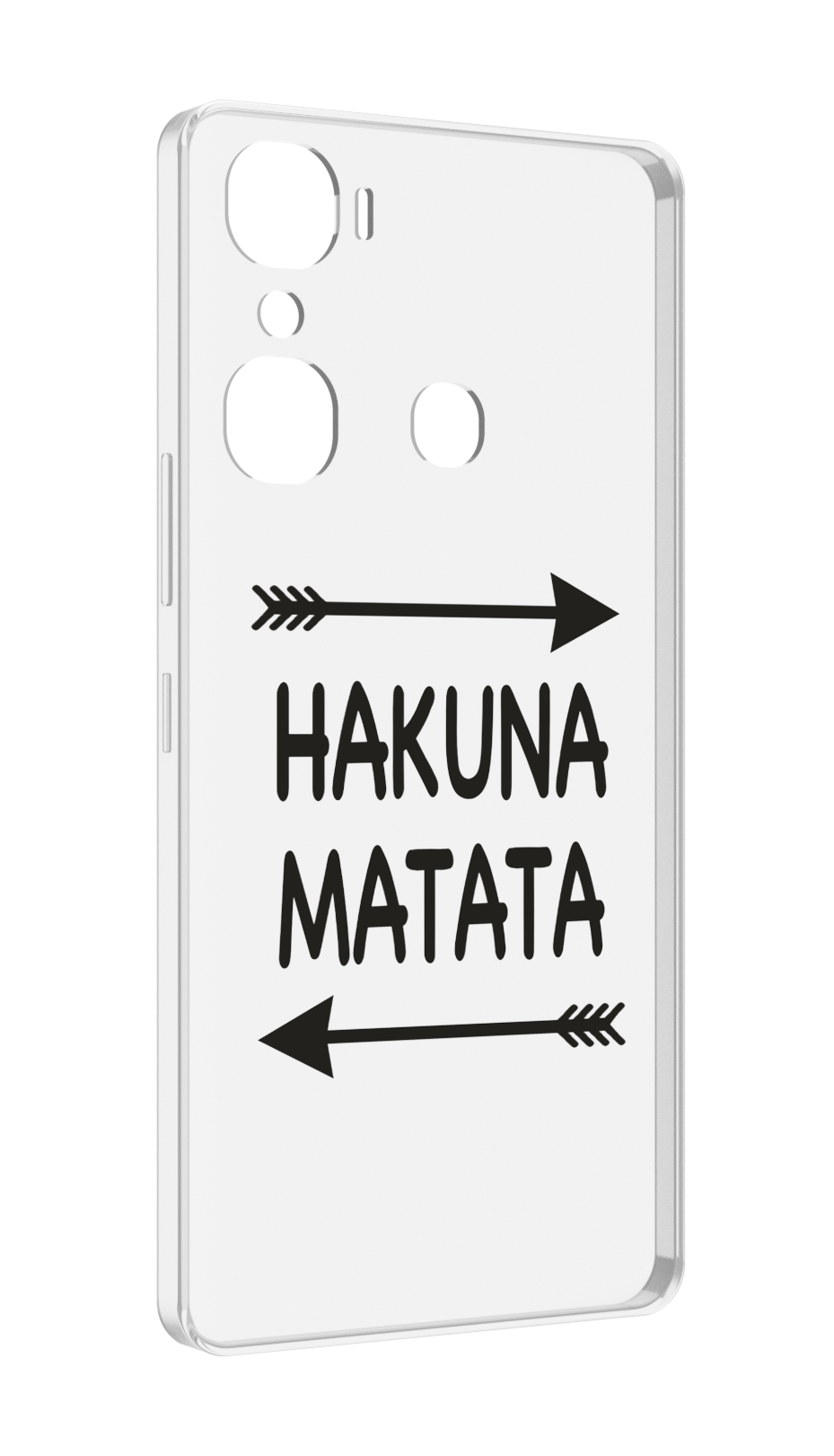 

Чехол MyPads Hakuna-Matata для Infinix Hot 12 Pro, Прозрачный, Tocco