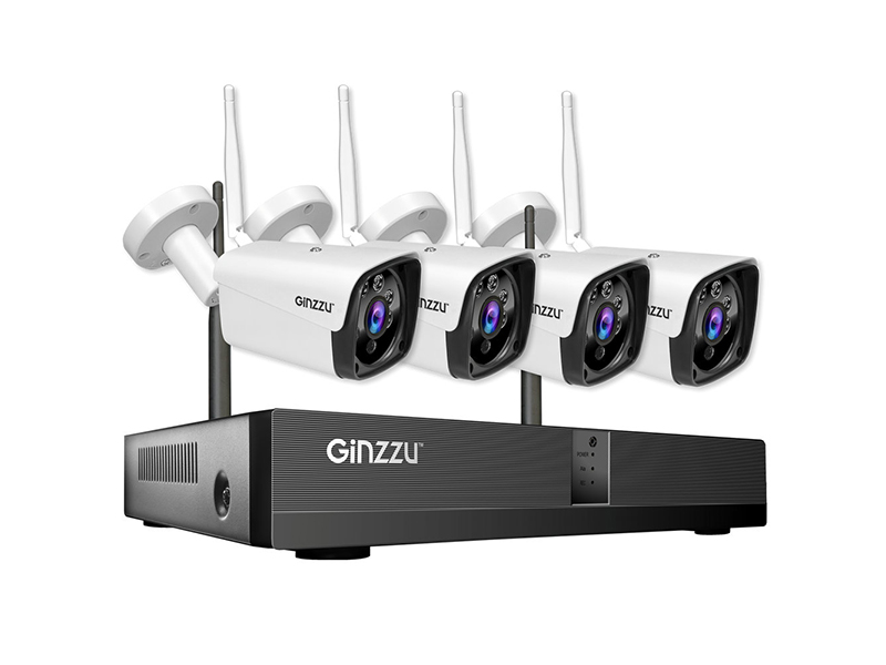 

Комплект видеонаблюдения Ginzzu HK-8402W