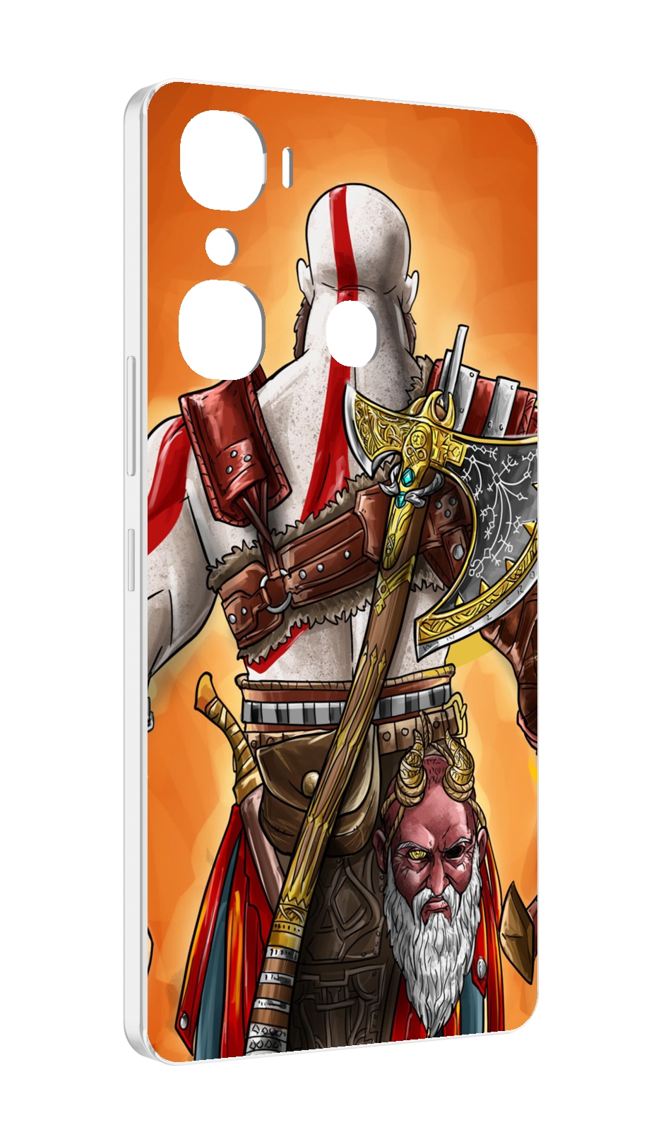 

Чехол MyPads God of War для Infinix Hot 12 Pro, Прозрачный, Tocco