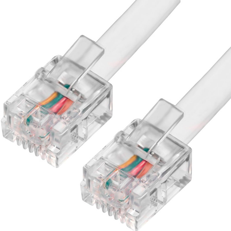 

Кабель GCR RJ45 - RJ45 вилка-вилка 15м белый