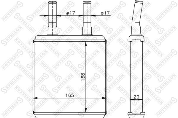 

Радиатор Stellox 1035072SX