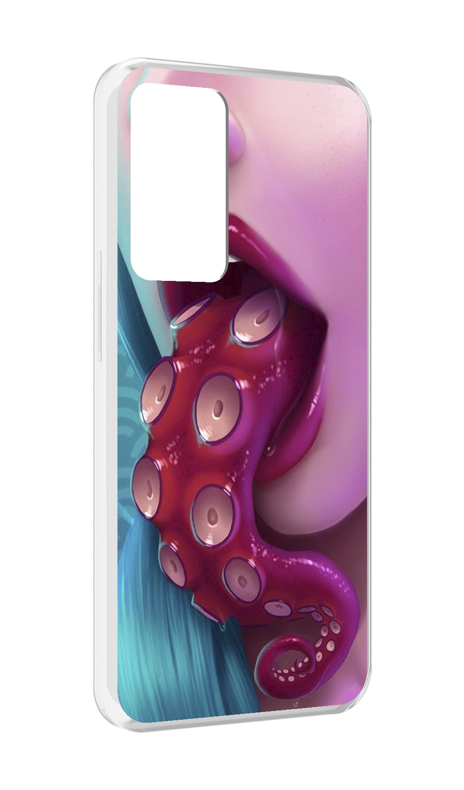 

Чехол MyPads девушка с щупальцой женский для OPPO Reno 8 Lite, Прозрачный, Tocco