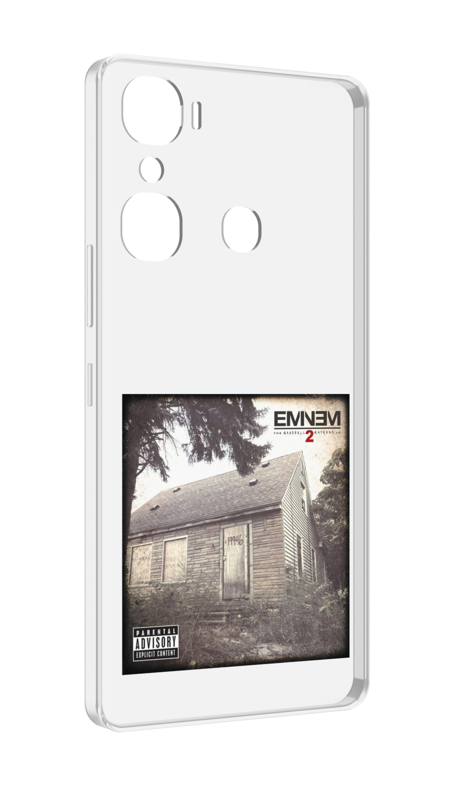 

Чехол MyPads Eminem The Marshall mathers LP 2 для Infinix Hot 12 Pro, Прозрачный, Tocco