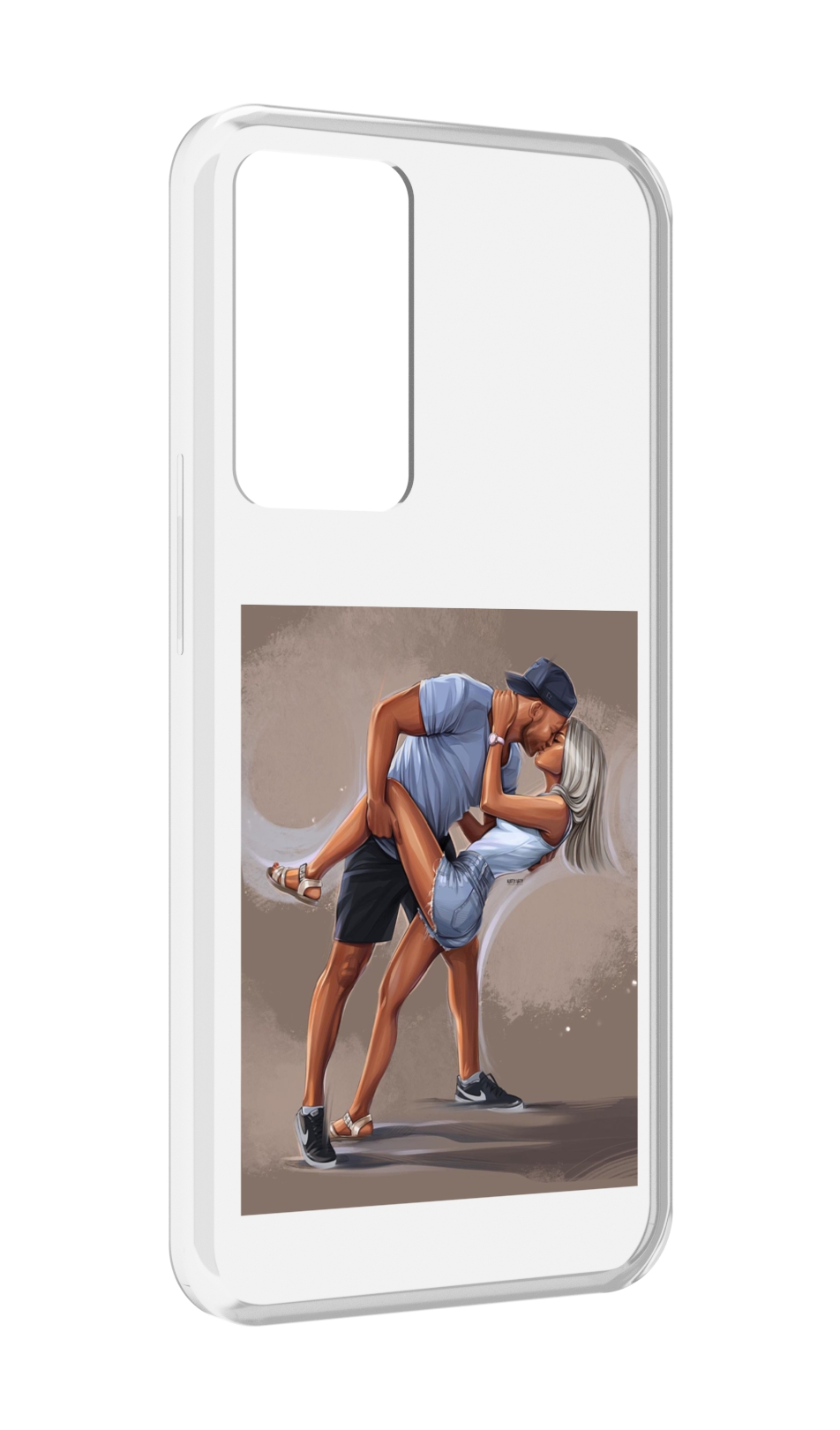 

Чехол MyPads девушка с парнем танцуют женский для OPPO Reno 8 Lite, Прозрачный, Tocco