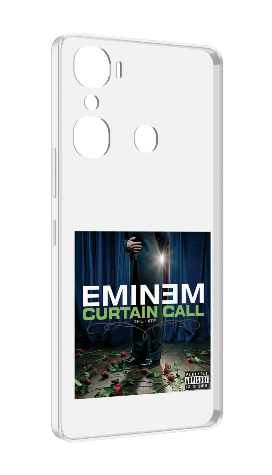 

Чехол MyPads Eminem Curtain Call The hits для Infinix Hot 12 Pro, Прозрачный, Tocco