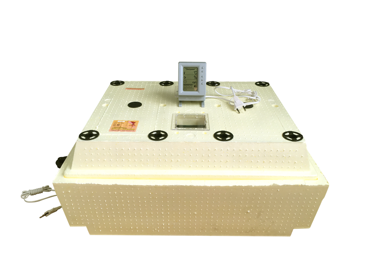 фото Автоматический инкубатор золушка 2020, 70 яиц 220в жк дисплей