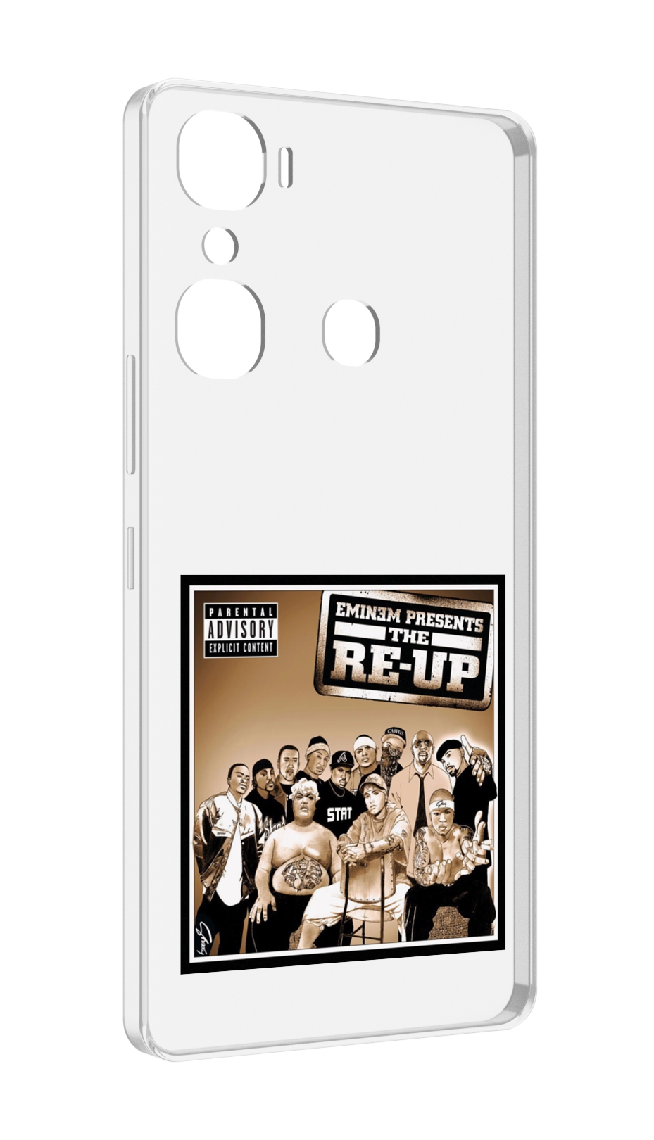 

Чехол MyPads Eminem Presents, The Re-Up для Infinix Hot 12 Pro, Прозрачный, Tocco