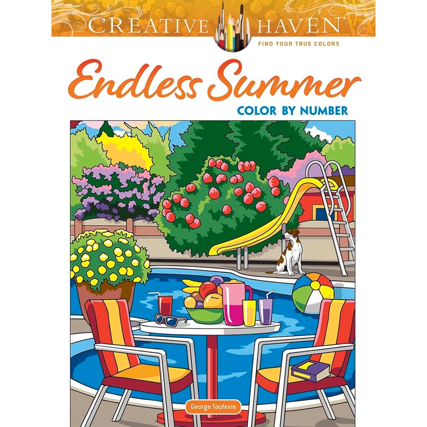 

Creative Haven Endless Summer Color by Number. Toufexis George