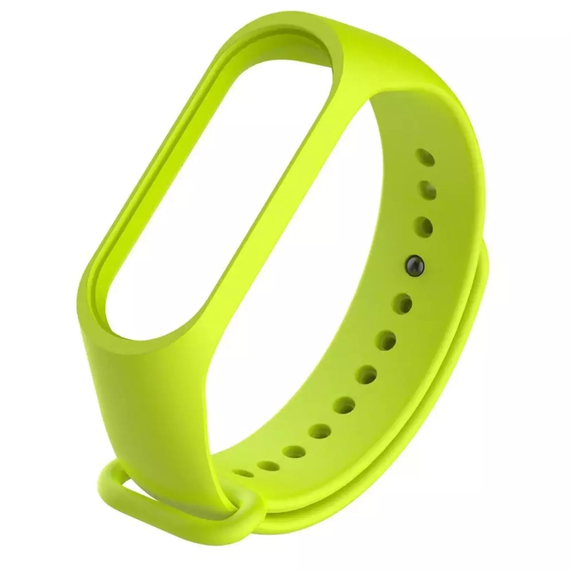 

Сменный силиконовый ремешок для Mi Band 3/4 / Салатовый, Зеленый, band/mi/lightgreen