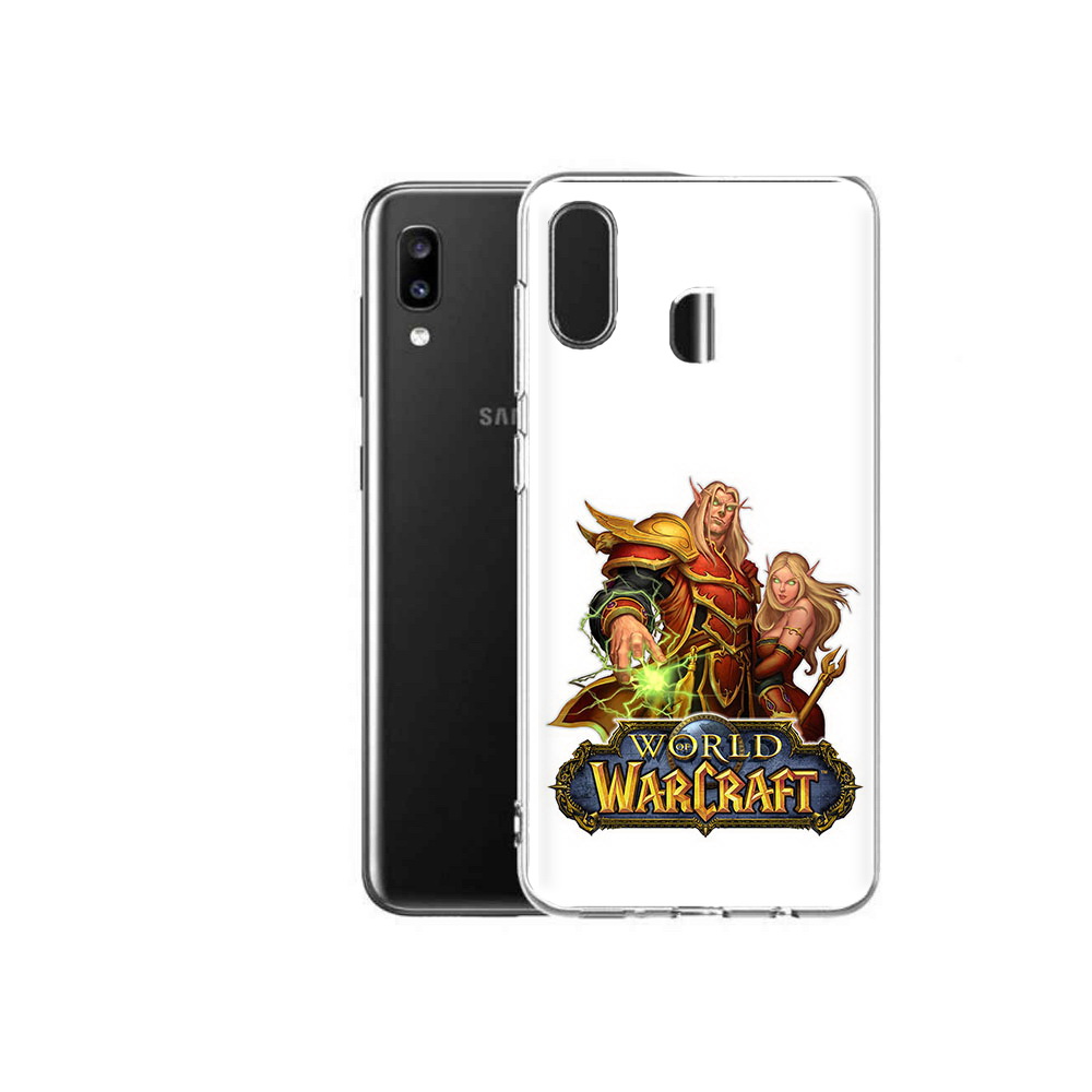 

Чехол MyPads Tocco для Samsung Galaxy A20 варкрафт2, Прозрачный, Tocco