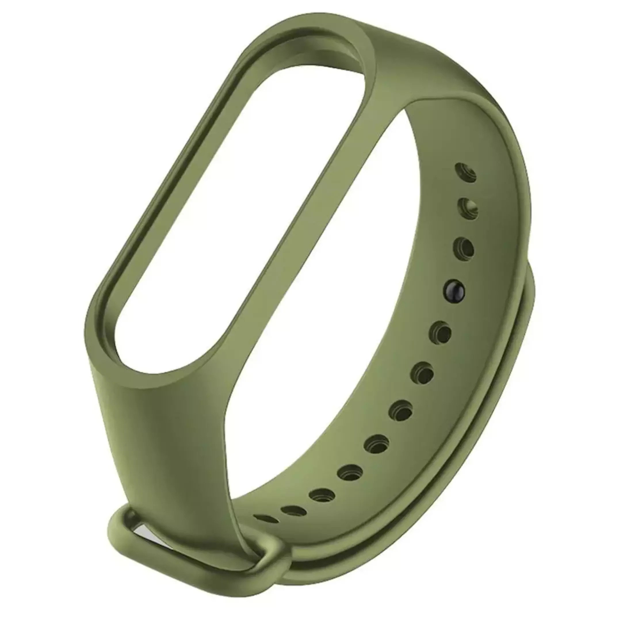

Сменный силиконовый ремешок для Mi Band 3/4 / Темно-зеленый, band/mi/darkgreen