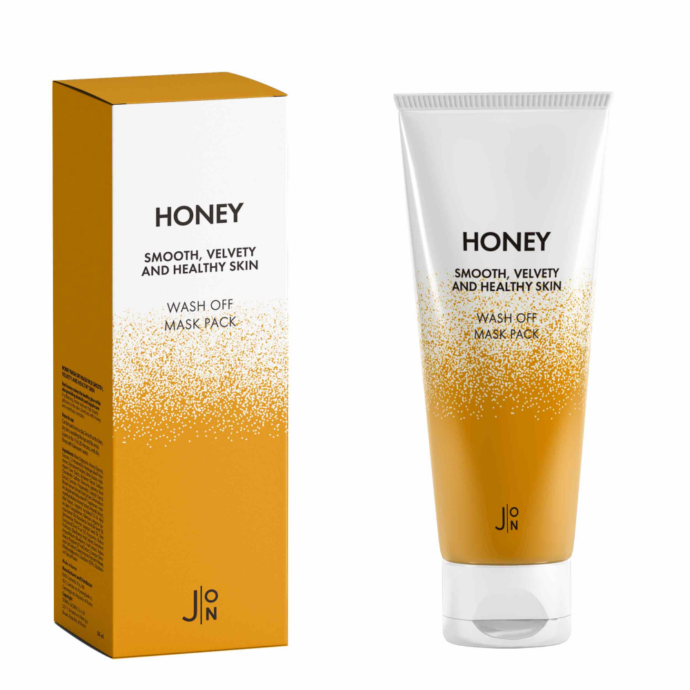 Купить Маска для лица J:ON Honey Smooth Velvety and Healthy Skin Wash Off Mask Pack, 50 мл