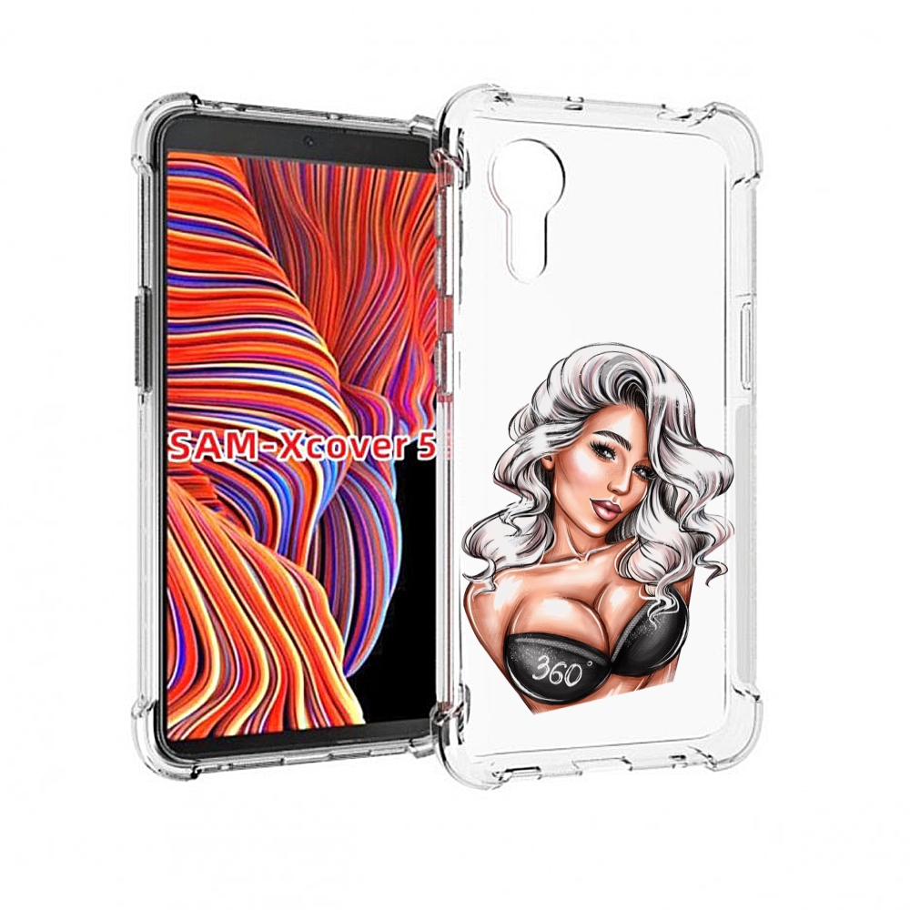 

Чехол MyPads ивлеева-рисунок женский для Samsung Galaxy Xcover 5, Прозрачный, Tocco