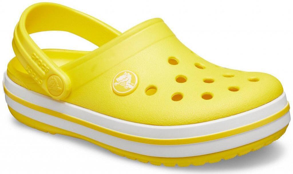 фото Сандалии crocs crocband clog k lemon, р. 30