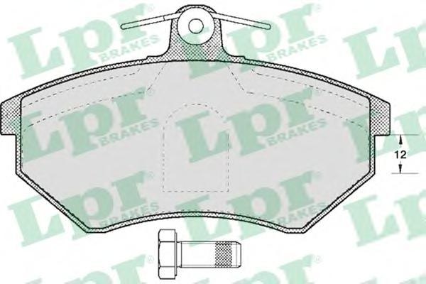 

Тормозные колодки Lpr 05P600