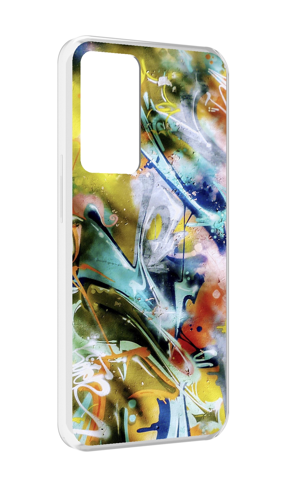 

Чехол MyPads граффити-хаос для OPPO Reno 8 Lite, Прозрачный, Tocco
