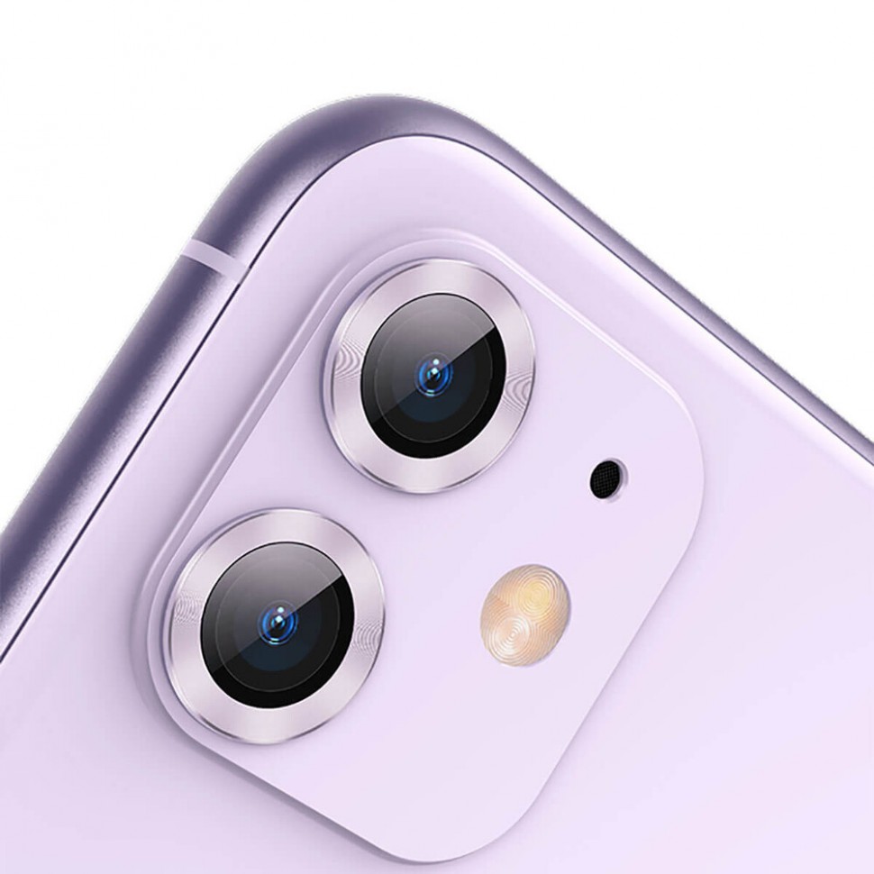 

Защитное стекло -кольца Baseus Alloy protection ring lens film For iP11 6.1inch Purple SGA