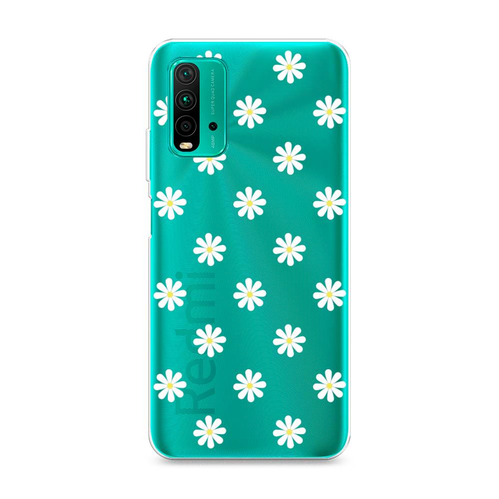 

Силиконовый чехол "Маленькие ромашки" на Xiaomi Redmi 9T, 39850-8