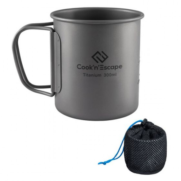 

Походная кружка CA2007 300ml titanium cup, Серый, CA2007