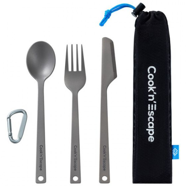 

Набор столовых приборов CA2005 3-Piece Titanium Cutlery Set, Серый, CA2005
