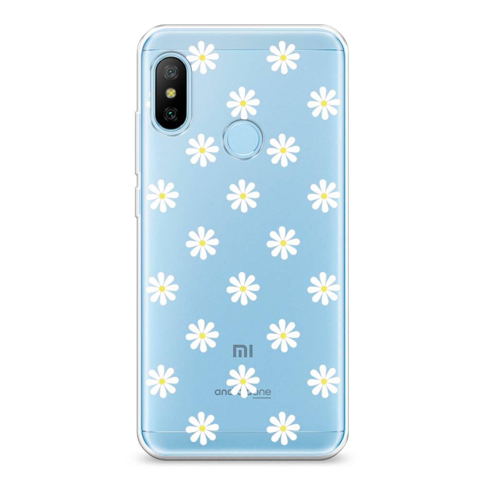 

Силиконовый чехол "Маленькие ромашки" на Xiaomi Redmi 6 Plus, 33950-8