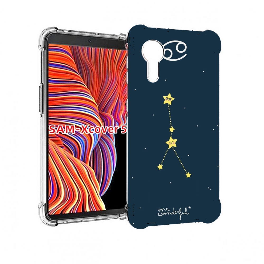

Чехол MyPads знак-зодиака-рак-3 для Samsung Galaxy Xcover 5, Прозрачный, Tocco