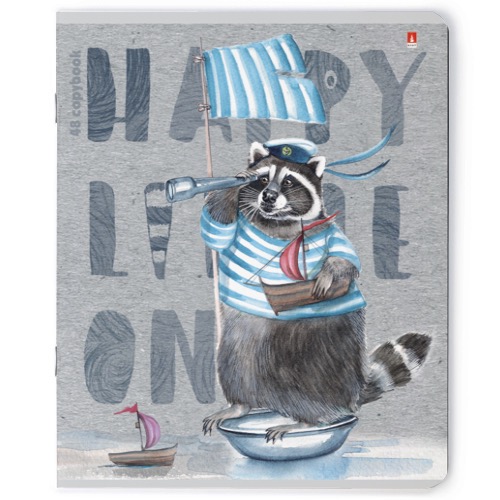 

Набор тетрадей общих в клетку Альт Жизнь енота 201253, 48 л., 5 шт.