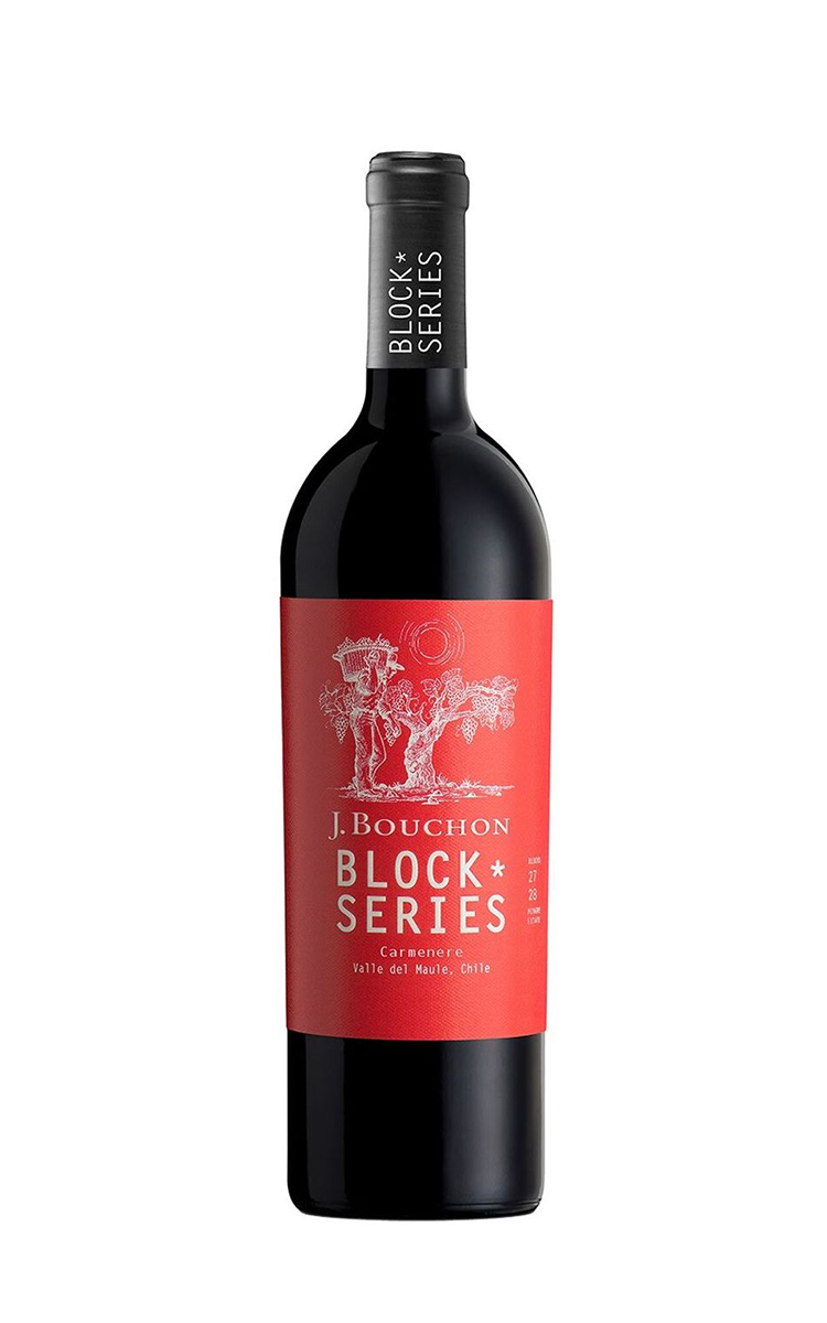 

Вино сухое красное J.Bouchon Block Series Carmener 2019, Чили, 0.75 л