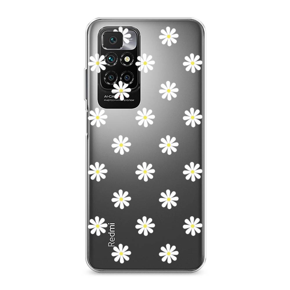 

Силиконовый чехол "Маленькие ромашки" на Xiaomi Redmi 10, 311350-8