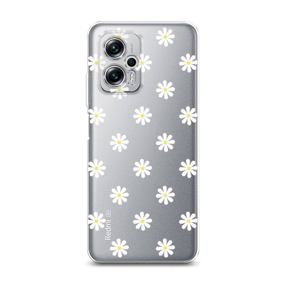 

Силиконовый чехол "Маленькие ромашки" на Xiaomi Poco X4 GT, 315450-8
