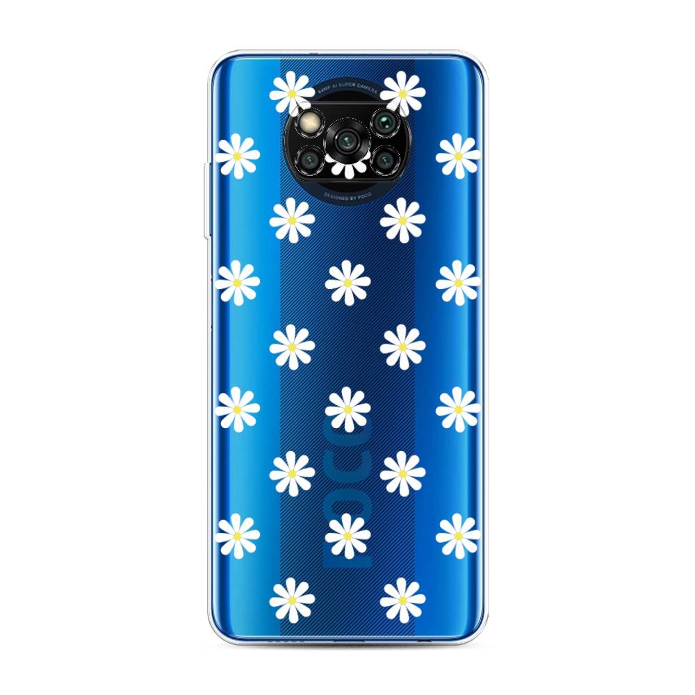 

Силиконовый чехол "Маленькие ромашки" на Xiaomi Poco X3 NFC, 39250-8