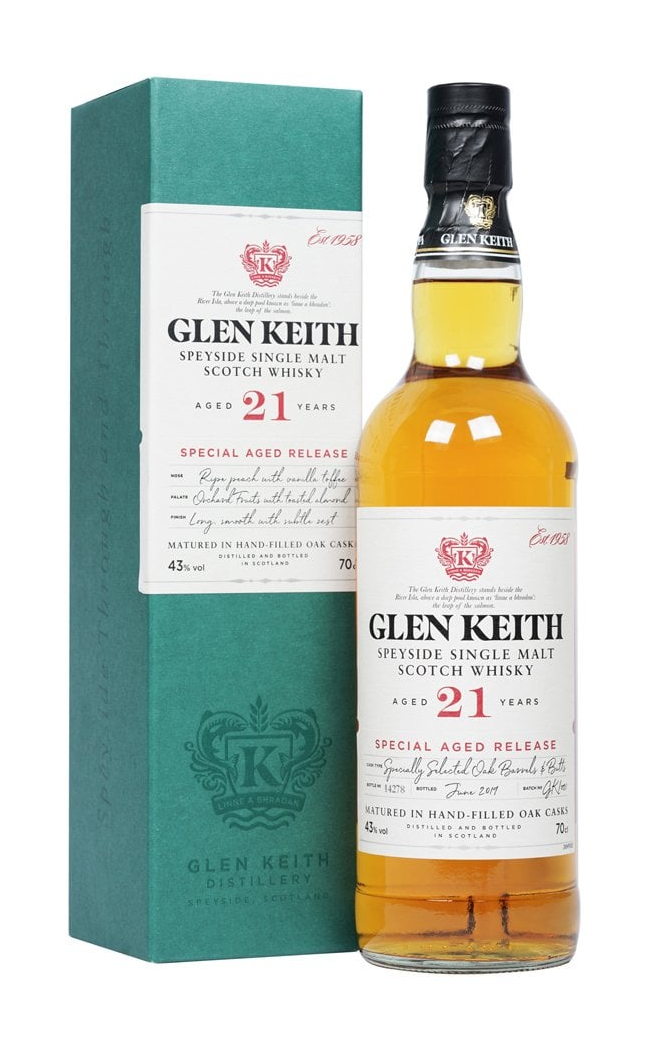 

Виски Glen Keith 21 Years Old, 0.7 л