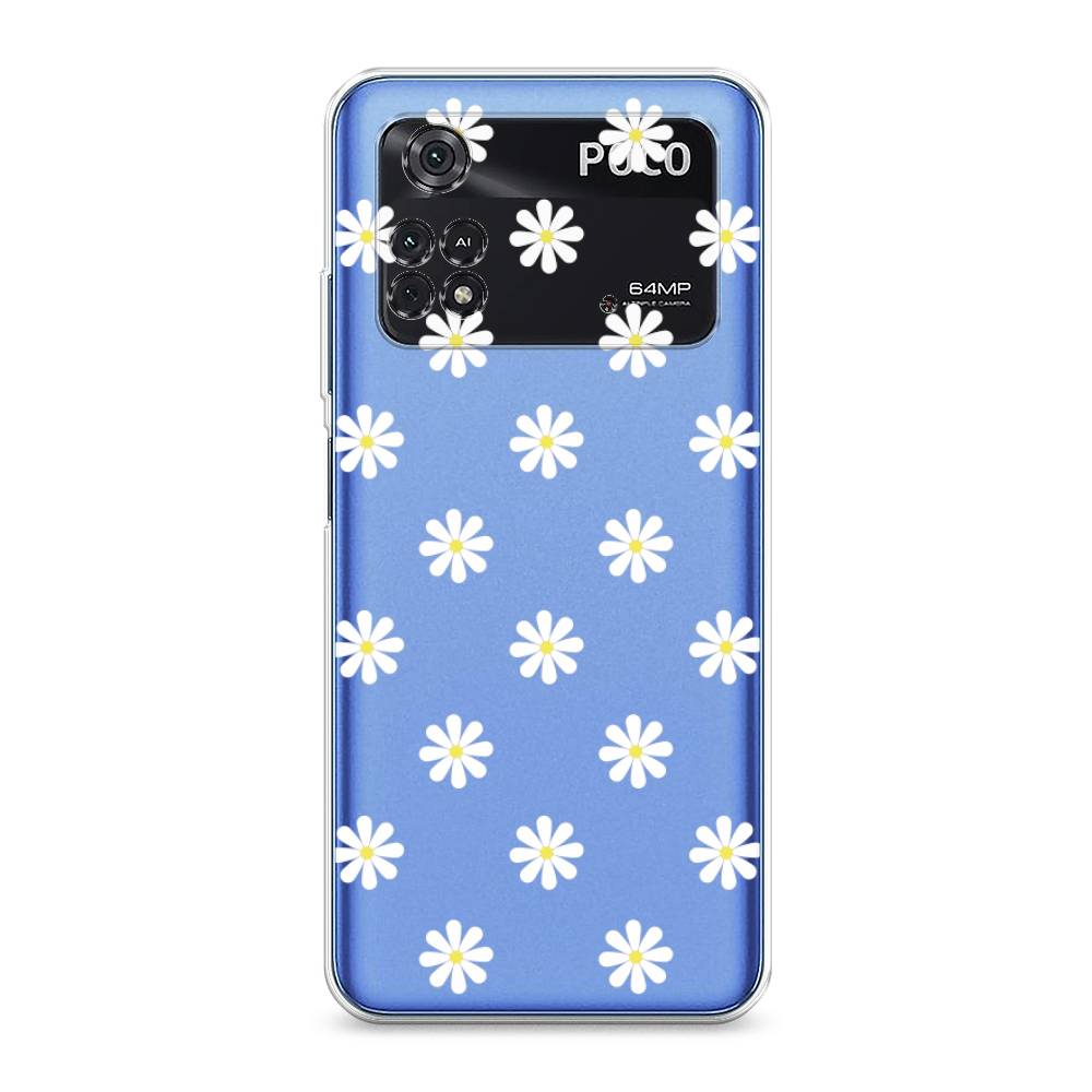 

Силиконовый чехол "Маленькие ромашки" на Xiaomi Poco M4 Pro 4G, 313050-8