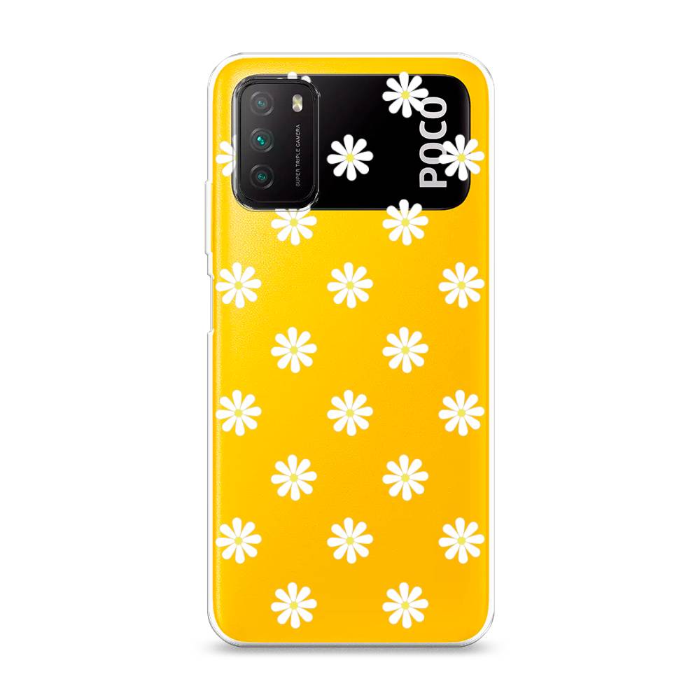 

Силиконовый чехол "Маленькие ромашки" на Xiaomi Poco M3, 39550-8