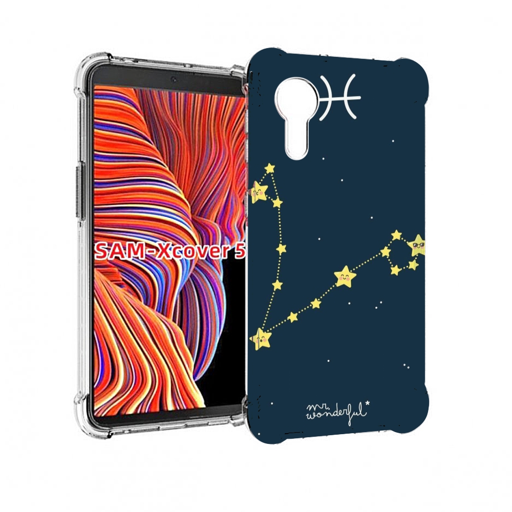 

Чехол MyPads знак зодиака рыбы 1 для Samsung Galaxy Xcover 5, Прозрачный, Tocco